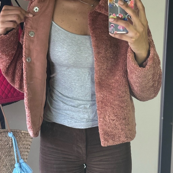 Women's Divided Pink Textured Jacket - Picture 2 of 11